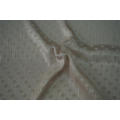 100% Polyester Satin Crinkle Polka Dot Jacquard Stoff